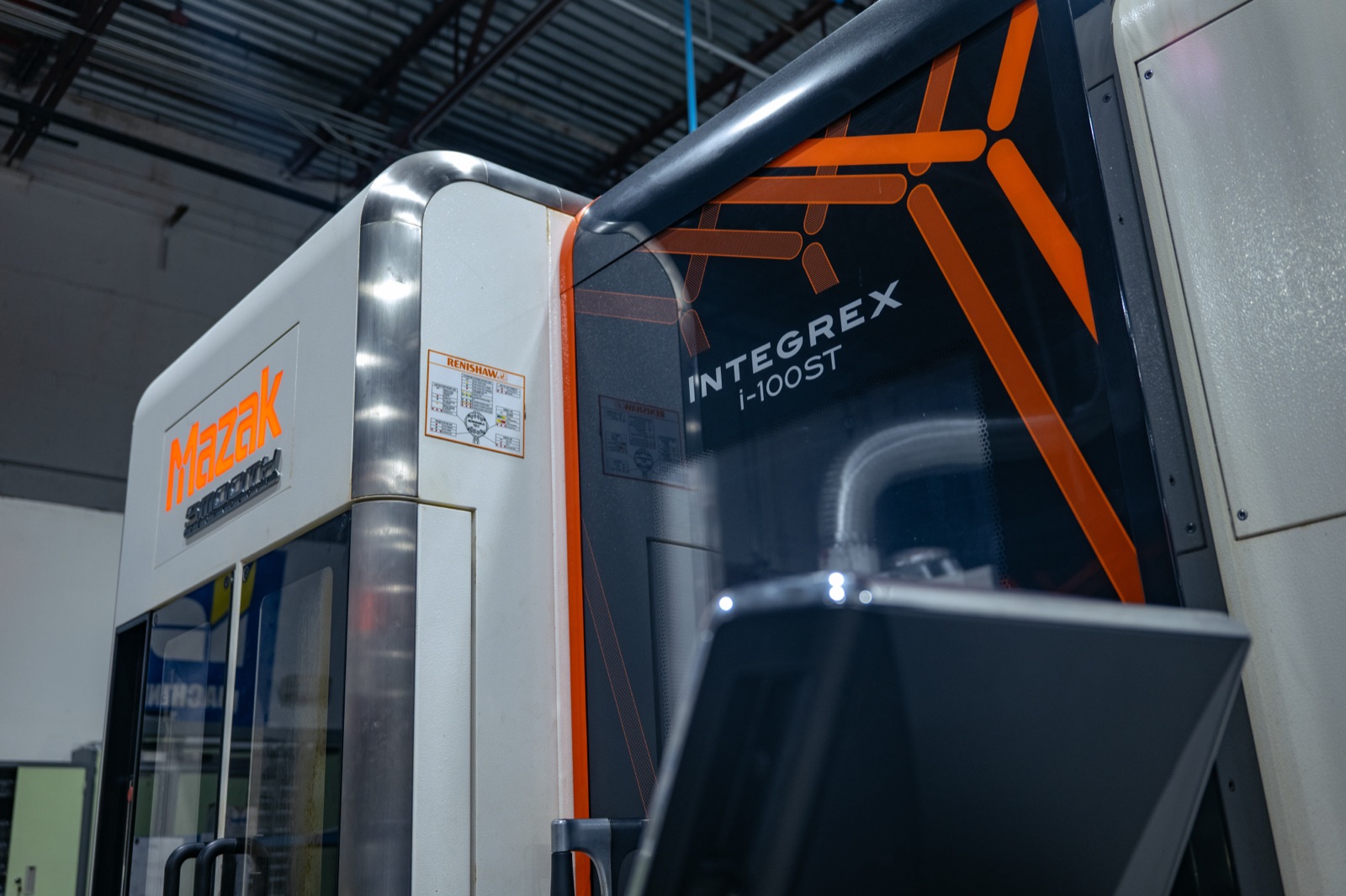 Mazak Integrex multi-axis CNC mill-turn machine on the shop floor