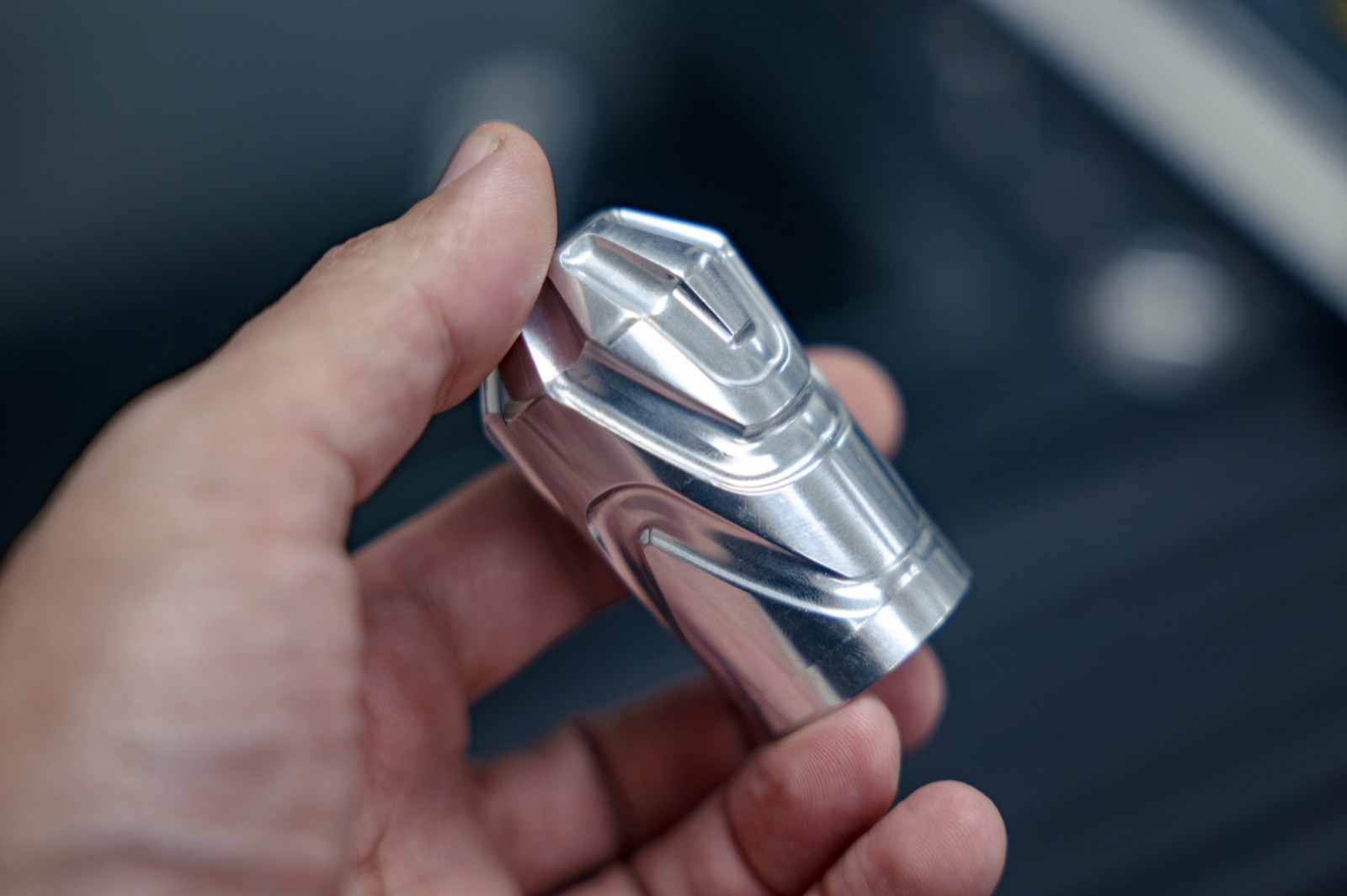 Polished aluminum part finished with in-house automated polishing